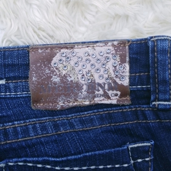 Mek DNM Moscow slim boot dark wash jeans 28 - Picture 8 of 8